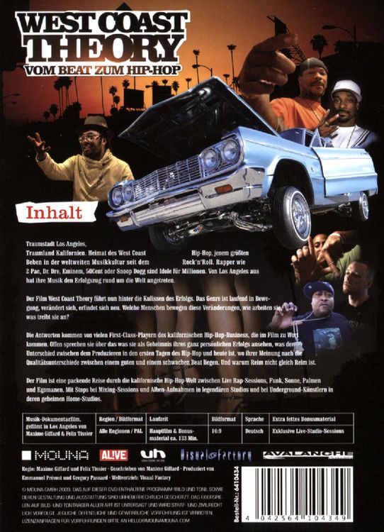 Produktbild: West Coast Theory - Vom Beat zum Hip-Hop