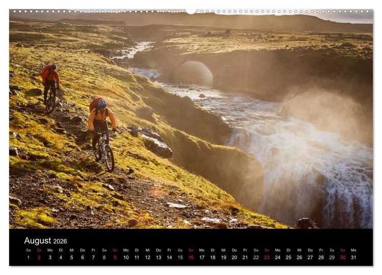 Produktbild: Bike Abenteuer Island (Wandkalender 2026 DIN A2 quer), CALVENDO Monatskalender