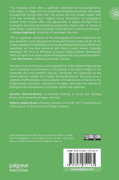 Produktbild: Revival Movements as Conflict Agendas of the Popular in the Nineteenth and Early Twentieth Centuries