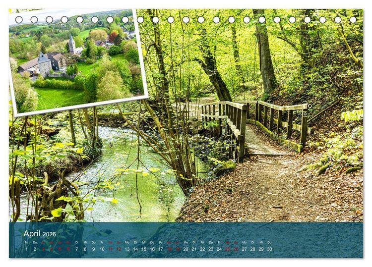 Produktbild: Die D&uuml;ssel von den Quellen bis zu den M&uuml;ndungen (Tischkalender 2026 DIN A5 quer), CALVENDO Monatskalender