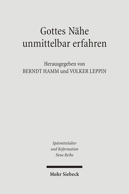 Produktbild: Gottes N&auml;he unmittelbar erfahren