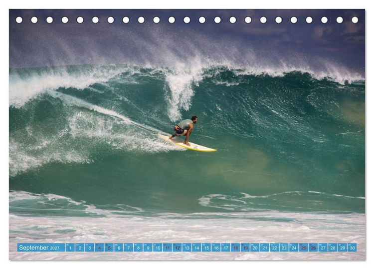 Produktbild: Hawaii&acute;s Surfer (Tischkalender 2027 DIN A5 quer), CALVENDO Monatskalender