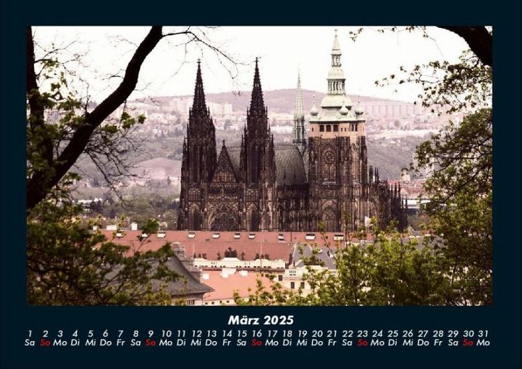Produktbild: Prag 2025 Fotokalender DIN A4