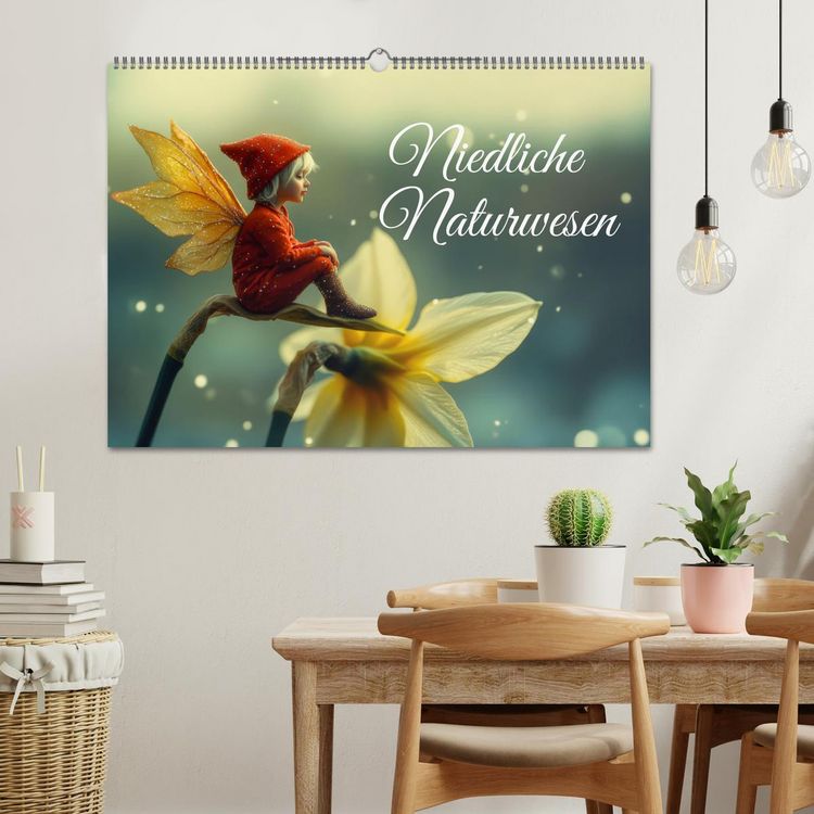 Produktbild: Niedliche Naturwesen (Wandkalender 2026 DIN A2 quer), CALVENDO Monatskalender