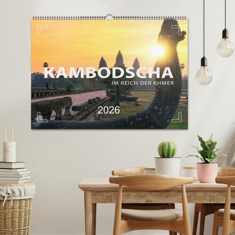 Produktbild: KAMBODSCHA - Im Reich der Khmer (Wandkalender 2026 DIN A2 quer), CALVENDO Monatskalender