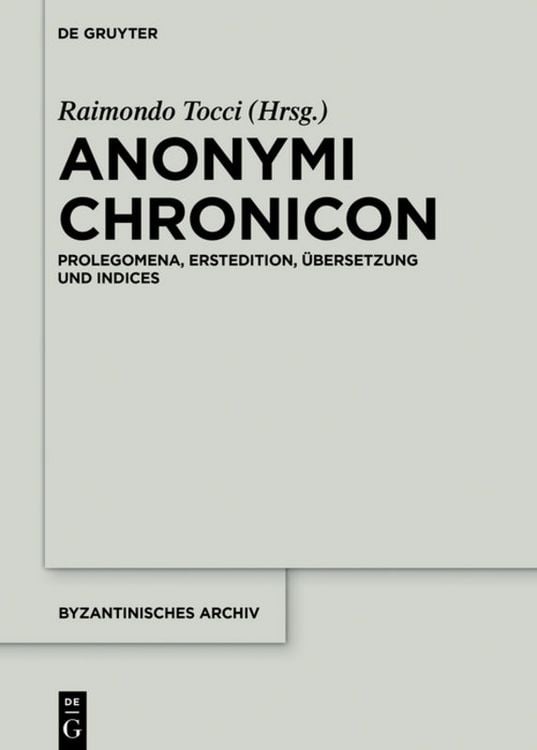 Produktbild: Anonymi Chronicon