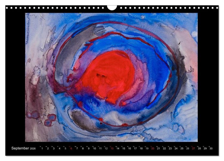 Produktbild: Feinste Aquarelle (Wandkalender 2026 DIN A3 quer), CALVENDO Monatskalender