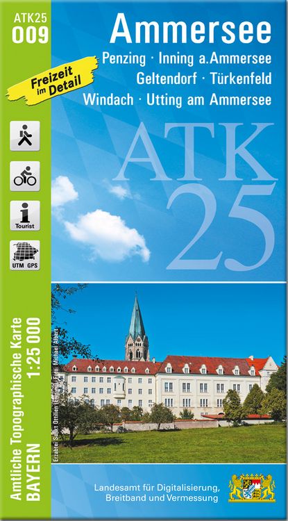 Produktbild: ATK25-O09 Ammersee (Amtliche Topographische Karte 1:25000)