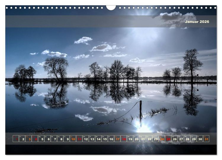 Produktbild: Licht im Land (Wandkalender 2026 DIN A3 quer), CALVENDO Monatskalender