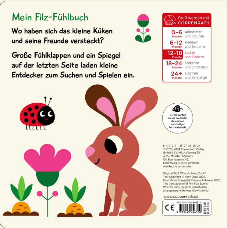 Produktbild: Mein Filz-F&uuml;hlbuch: Kuckuck, kleines K&uuml;ken!