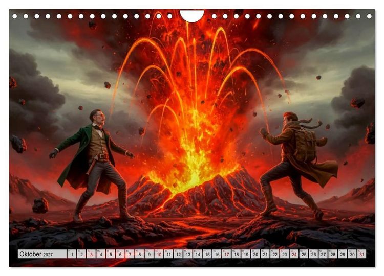 Produktbild: Die Reise zum Mittelpunkt der Erde (Wandkalender 2027 DIN A4 quer), CALVENDO Monatskalender