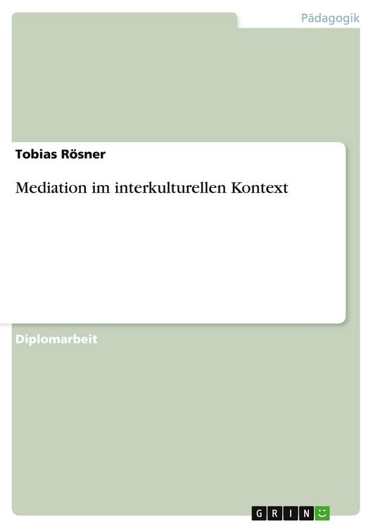 Produktbild: Mediation im interkulturellen Kontext