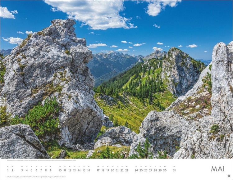 Produktbild: Faszination Alpen Posterkalender 2027