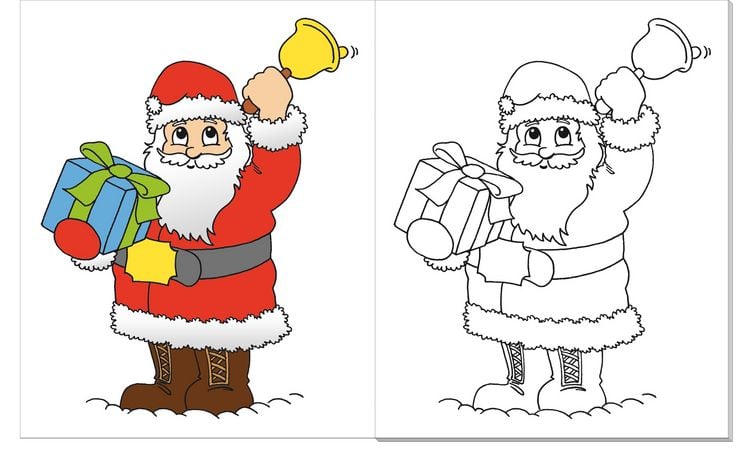 Produktbild: Tr&ouml;tsch Kleines Weihnachtsmalbuch