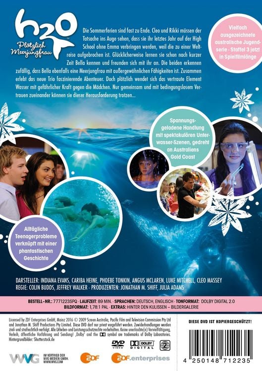Produktbild: H2O - Pl&ouml;tzlich Meerjungfrau - Der Spielfilm zur Staffel 3