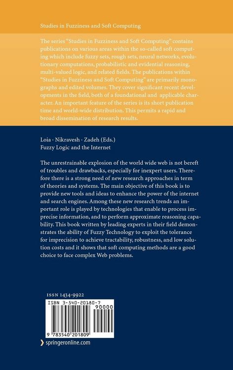 Produktbild: Fuzzy Logic and the Internet
