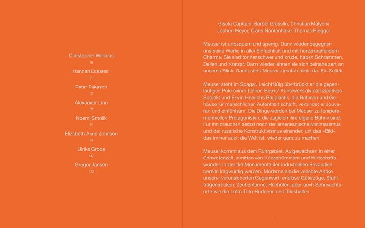 Produktbild: MEUSER. Werke 2012&ndash;2023
