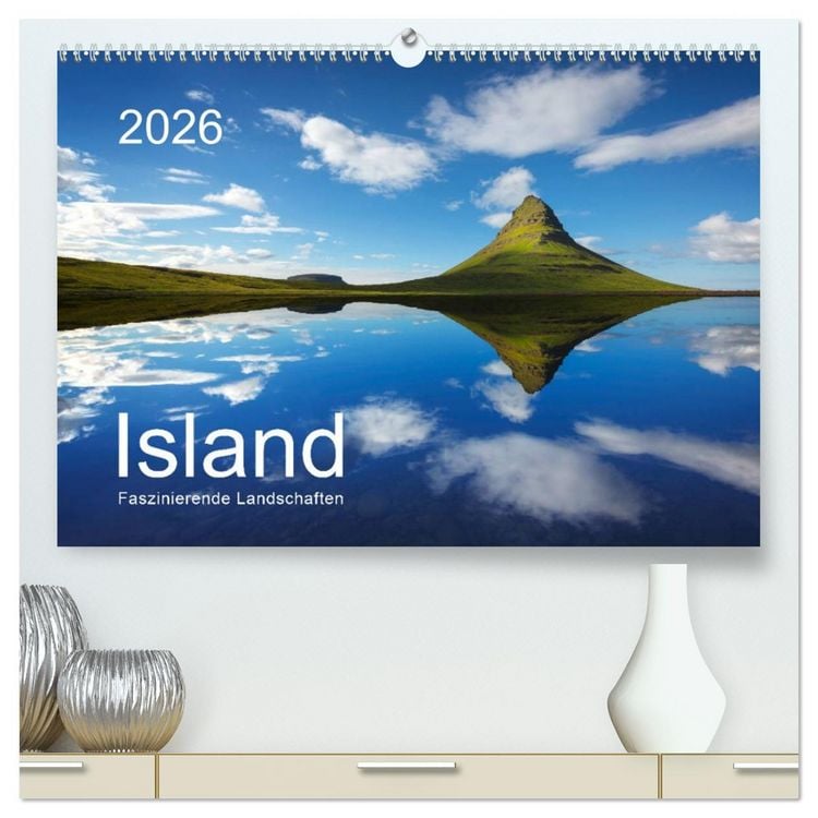Produktbild: ISLAND 2026 - Faszinierende Landschaften (hochwertiger Premium Wandkalender 2026 DIN A2 quer), Kunstdruck in Hochglanz
