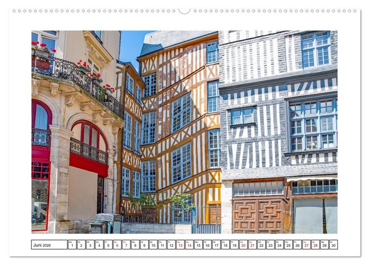 Produktbild: Normandie - Frankreichs wundersch&ouml;ner Norden (Wandkalender 2026 DIN A2 quer), CALVENDO Monatskalender