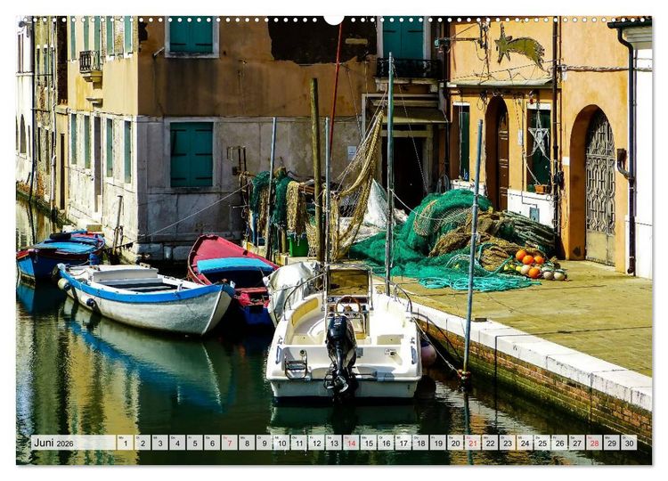 Produktbild: Chioggia - Venedigs kleine Schwester (hochwertiger Premium Wandkalender 2026 DIN A2 quer), Kunstdruck in Hochglanz