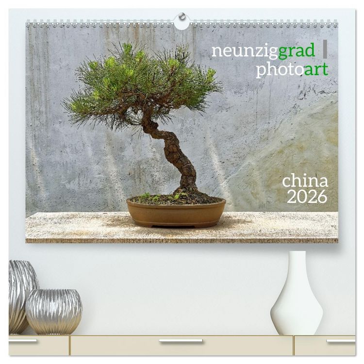 Produktbild: neunziggrad I photoart: china (hochwertiger Premium Wandkalender 2026 DIN A2 quer), Kunstdruck in Hochglanz