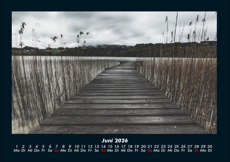 Produktbild: Die Seen der Erde 2026 Fotokalender DIN A4