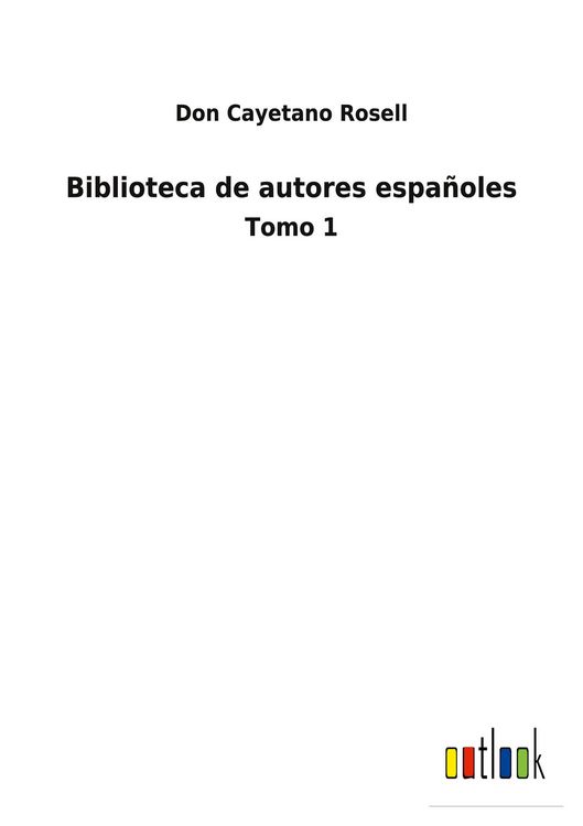Produktbild: Biblioteca de autores espa&ntilde;oles