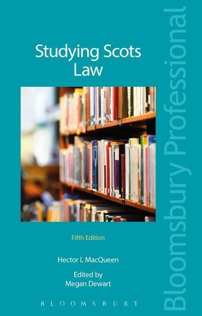 Produktbild: Studying Scots Law 5/e