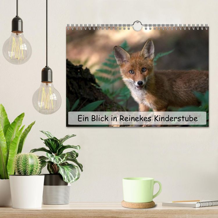 Produktbild: Ein Blick in Reinekes Kinderstube (Wandkalender 2026 DIN A4 quer), CALVENDO Monatskalender