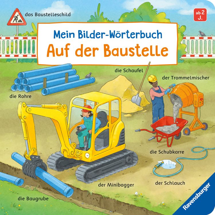 Produktbild: Mein Bilder-W&ouml;rterbuch: Auf der Baustelle