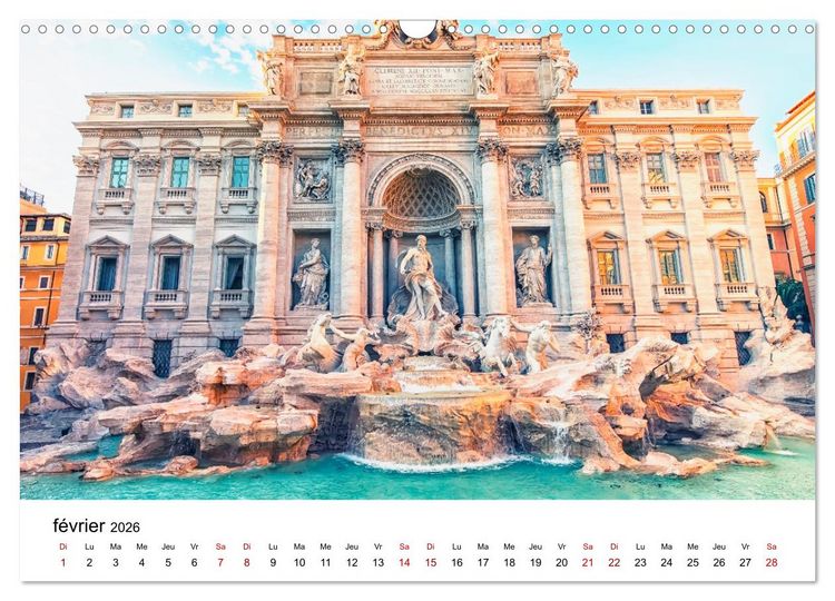 Produktbild: Rome, La Cit&eacute; &Eacute;ternelle (Calendrier mural 2026 DIN A3 vertical), CALVENDO calendrier mensuel
