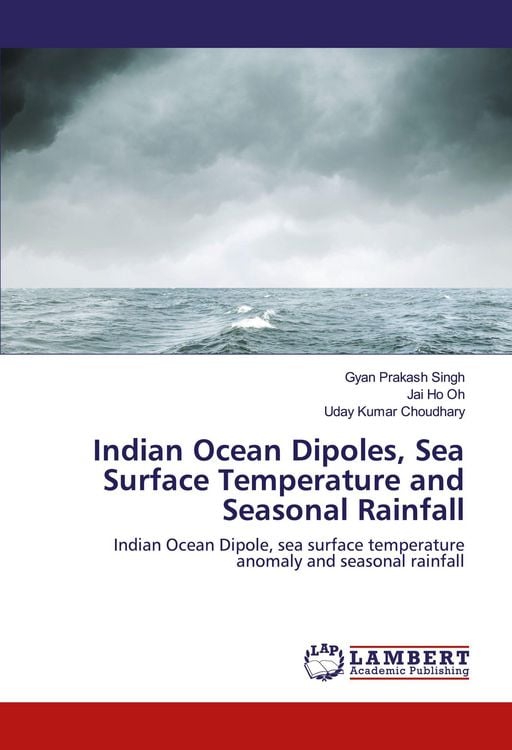 Produktbild: Indian Ocean Dipoles, Sea Surface Temperature and Seasonal Rainfall