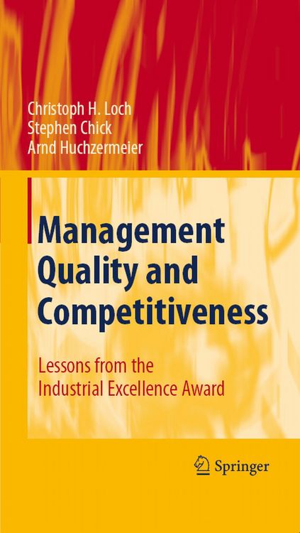 Produktbild: Management Quality and Competitiveness
