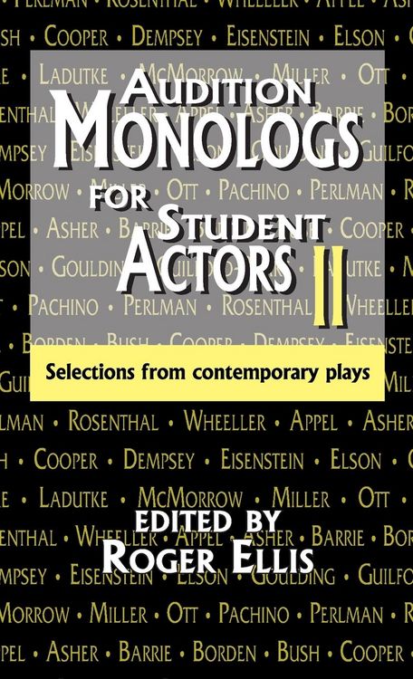 Produktbild: Audition Monologs for Student Actors II
