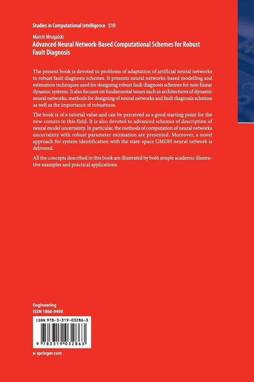 Produktbild: Advanced Neural Network-Based Computational Schemes for Robust Fault Diagnosis