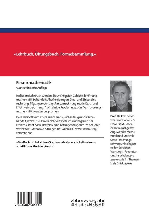 Produktbild: Finanzmathematik