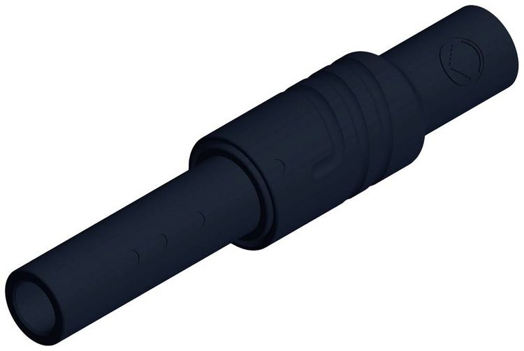 Produktbild: Hirschmann Test & Measurement KUN S Sicherheits-Lamellenbuchse Buchse, gerade Stift-&Oslash;: 4 mm Schwarz 1 St.