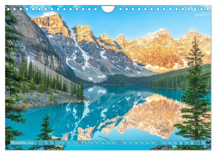Produktbild: Unterwegs in Kanadas Westen (Wandkalender 2026 DIN A4 quer), CALVENDO Monatskalender