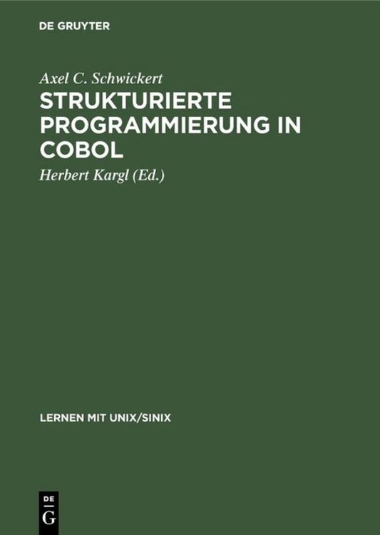 Produktbild: Strukturierte Programmierung in COBOL