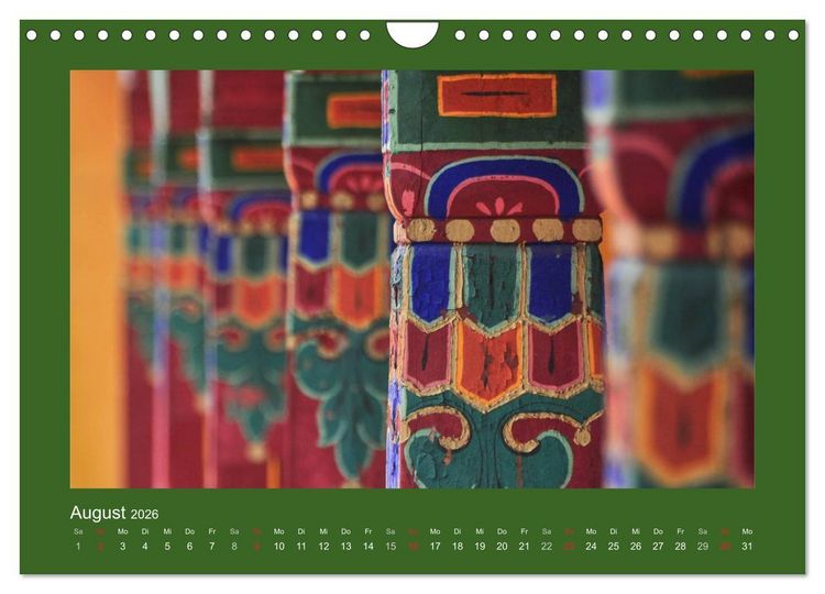 Produktbild: Tibet - Auf dem Dach der Welt (Wandkalender 2026 DIN A4 quer), CALVENDO Monatskalender