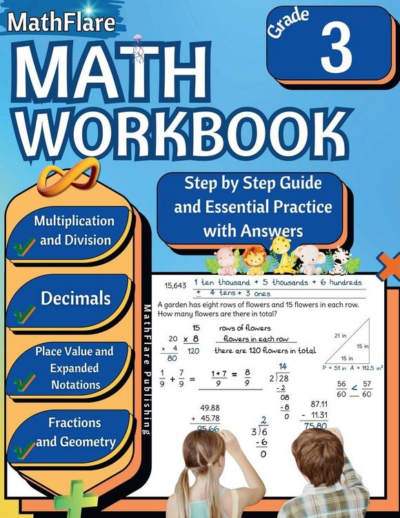 Produktbild: MathFlare - Math Workbook 3rd Grade