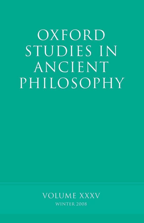 Produktbild: Oxford Studies in Ancient Philosophy