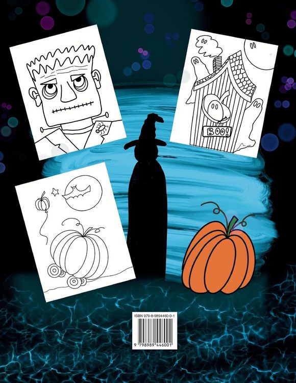 Produktbild: Halloween Coloring Book For Kids 2-8