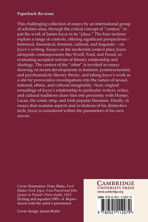 Produktbild: Joyce in Context