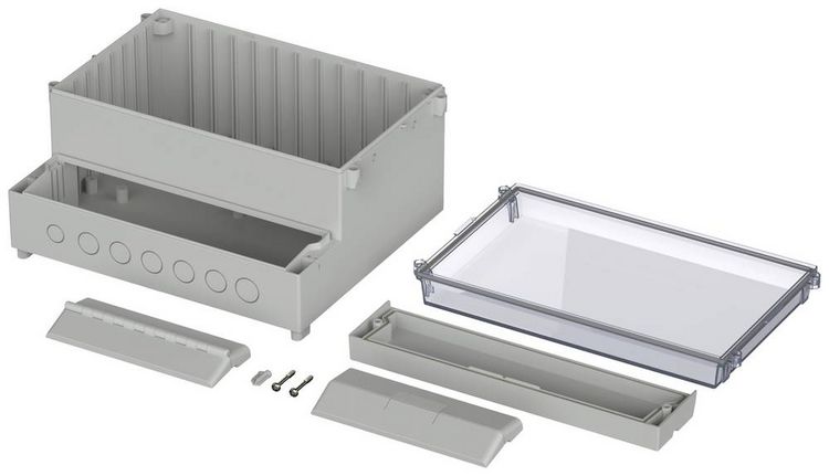 Produktbild: Bopla REGLOCARD RCP 2500 Wand-Geh&auml;use 257 x 217 x 132.5 ABS, Polycarbonat Hellgrau 1St.