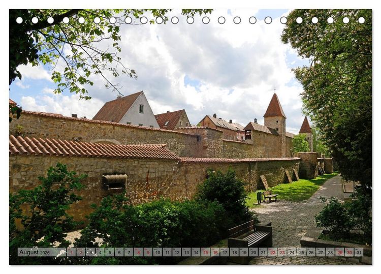 Produktbild: Amberg - Stadt zwischen Tradition und Moderne (Tischkalender 2026 DIN A5 quer), CALVENDO Monatskalender