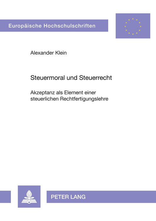 Produktbild: Steuermoral und Steuerrecht