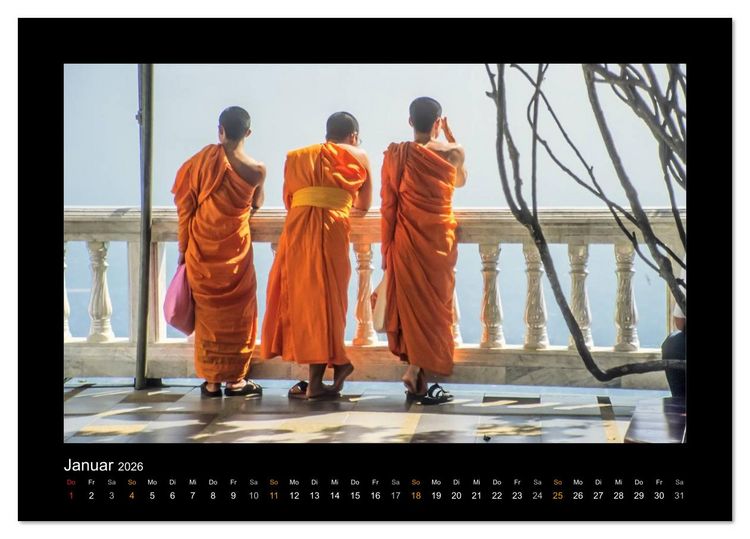 Produktbild: Thailand - Traumstr&auml;nde und Tempel (Tischkalender 2026 DIN A5 quer), CALVENDO Monatskalender