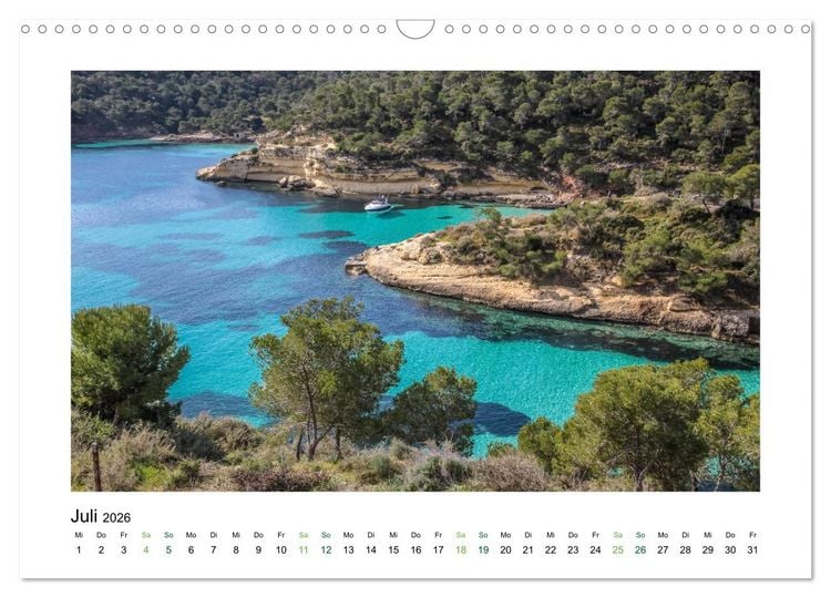 Produktbild: Sehnsucht nach Mallorca (Wandkalender 2026 DIN A3 quer), CALVENDO Monatskalender