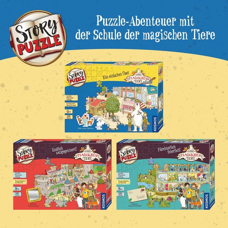 Produktbild: Story-Puzzle Die Schule der magischen Tiere ermittelt